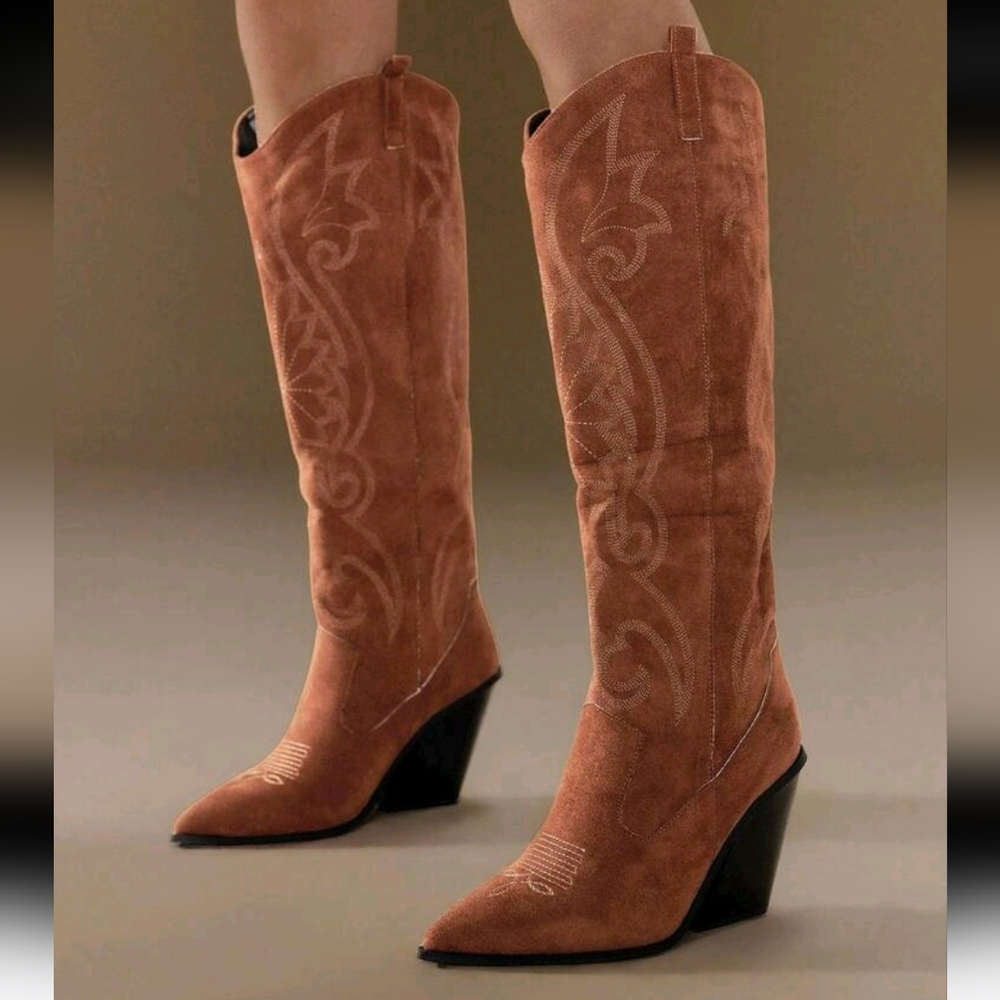 Women's Fashion Tall Boots, Western Boots,Slouch Boots,Pointed Toe Boots